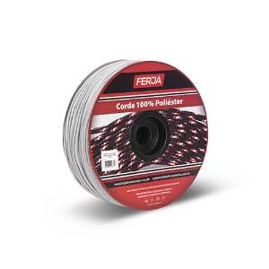 CORDA PET BRANCO  8MM CARRET/230M