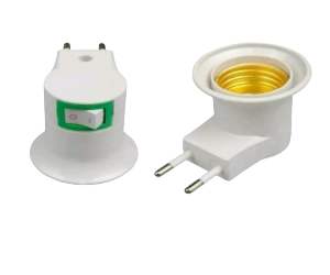 SOQUETE PORTA LAMPADA LIGA E DESLIGA