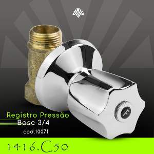 REGISTRO PRESSAO 1416 3/4 C50 REI