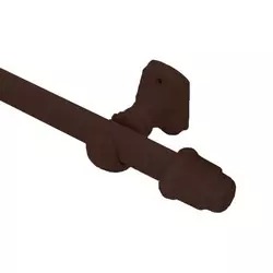 VARAO CORTINA 19MM 1,50M C/SUP IMBUIA