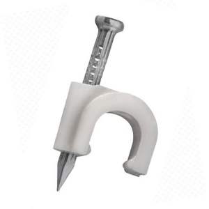 FIXA FIO COAXIAL 10 RG 6 BR C/100 SFOR