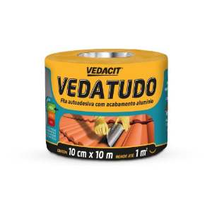 FITA AUTOADESIVA 0,10X10M ALUM VEDACIT
