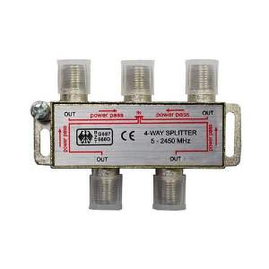 DIVISOR ANTENA CORPO METAL 1X4