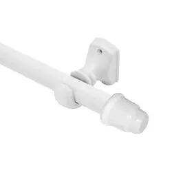 VARAO CORTINA 28MM 2,00M C/SUP BRANCO