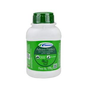 COLA ADESIVA PVC 175G C/PINCEL AMANCO
