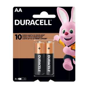 PILHA ALC PEQUENA AA C/2 DURACELL