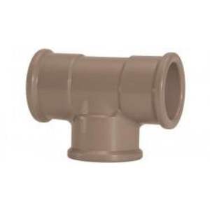 TEE LLL MARROM 40MM AMANCO