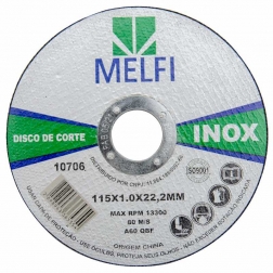 DISCO CORTE INOX 115X1,0X22 MELFI