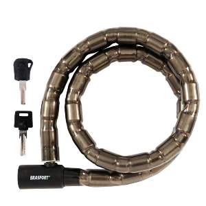 CADEADO MOTO 22X1,20CM C/CHAVE BRASFORT