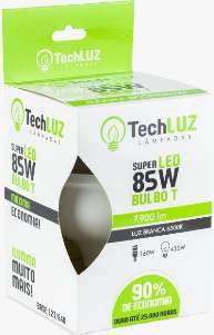 LAMP LED BULBO  85W 6500K TECHLUZ