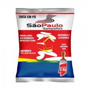 TINTA EM PO SAO PAULO 5KG AZUL