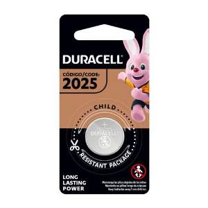 PILHA LITIO MOEDA CR2025 DURACELL*