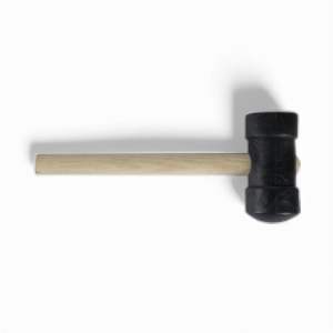 MARTELO BORRACHA PRETO 40CM