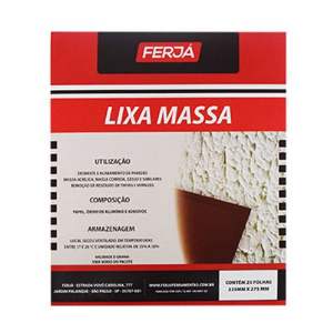 LIXA MASSA   120 C/25 FERJA*