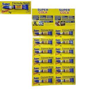 COLA INST   3G CARTELA SUPER COLA