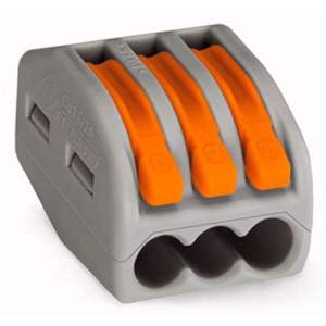 CONECTOR EMENDA CZ 3P 0,08/4MM WAGO