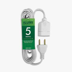 EXTEN CORD PL  5M BR ILUMI 16814