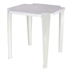 MESA QUAD PLAST 68CM BRANCA NORONHA