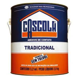 COLA CONTATO 2,8KG S/TOLUOL CASCOLA