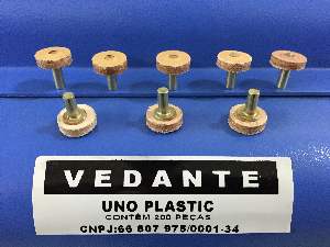 VEDANTE METAL+COURO 3/4 C/200 CHATO