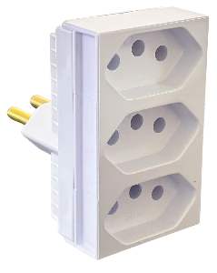 PINO 3 SAIDAS MONOBLOCO 20A BR ILUMI