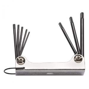 JG CHAVE TORX CANIVETE T9 A T40 C/8 EDA