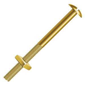 PARAF CAMA FENDA 5/16X100MM C/PORCA