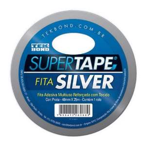 FITA SILVER TAPE 48MMX05M PRATA TEK BOND