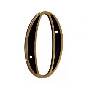 NUMERO P/RES COLONIAL DOURADA 0