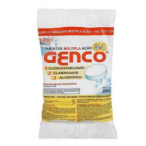 CLORO TABLET 200G 3 EM 1 T200 GENCO