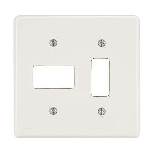 PLACA BIANCA BR 4X4 1 INT+1 TOM  BE4401*