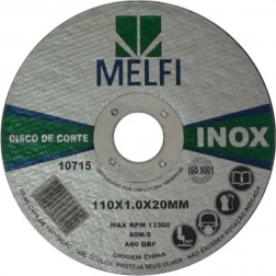 DISCO CORTE INOX 110X1,0X20 MAK MELFI