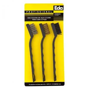 ESCOVA ACO EDA KIT C/3 8AG