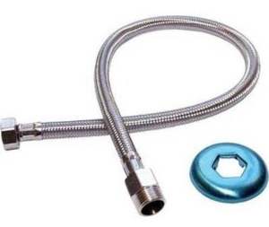 ENGATE FLEX MALHA INOX 40CM