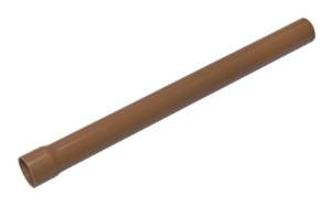 TUBO PVC MARROM  25MM C/6M TUBOZAN