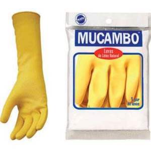 LUVA MAO LATEX FORR AM  7CM  M MUCAMBO