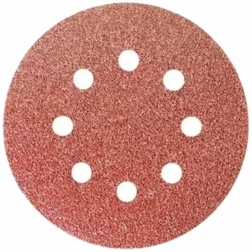 DISCO LIXA VELCRO 120 125MM C/8F MELFI