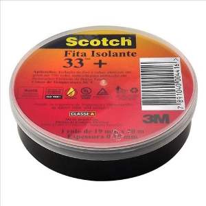 FITA ISOLANTE 19MMX20M PT SCOTCH 33